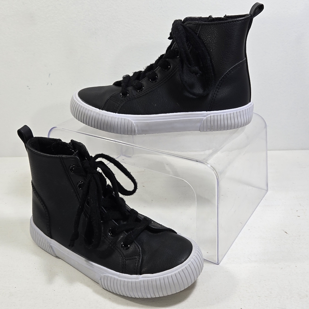 Cat & Jack Kids Black High-Top Sneakers 13